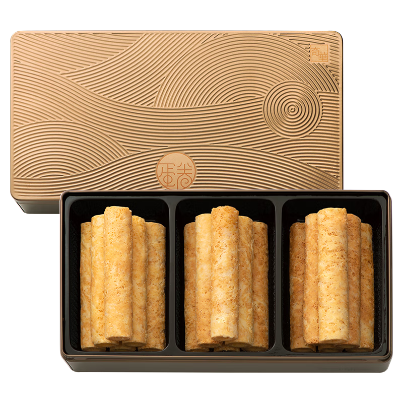 奇華餅家原味蜂巢雞蛋卷禮盒216g香港特產(chǎn)餅干零食下午茶企業(yè)送禮團(tuán)購(gòu)