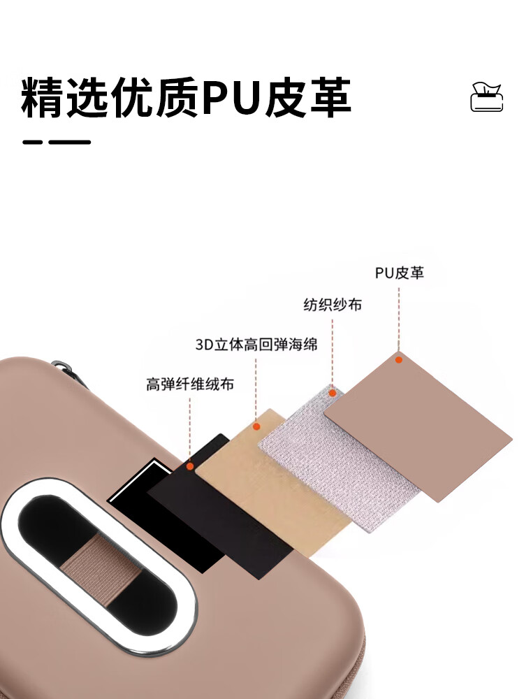 琦栗适配25新款方程豹【钛3】豹5车载纸巾盒豹8汽车椅背挂式抽纸包袋 方程豹[黑棕色轻奢纸巾盒]1个装