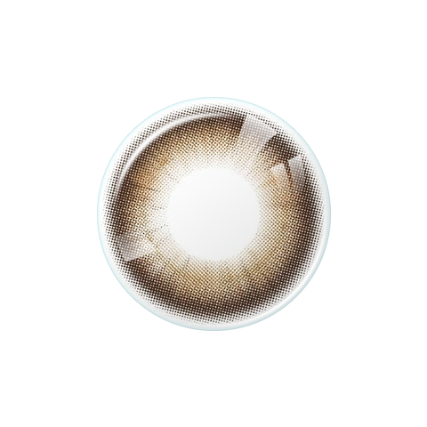 博士伦美瞳日抛 彩色隐形眼镜 蕾丝明眸日抛5片装米勒棕 0度