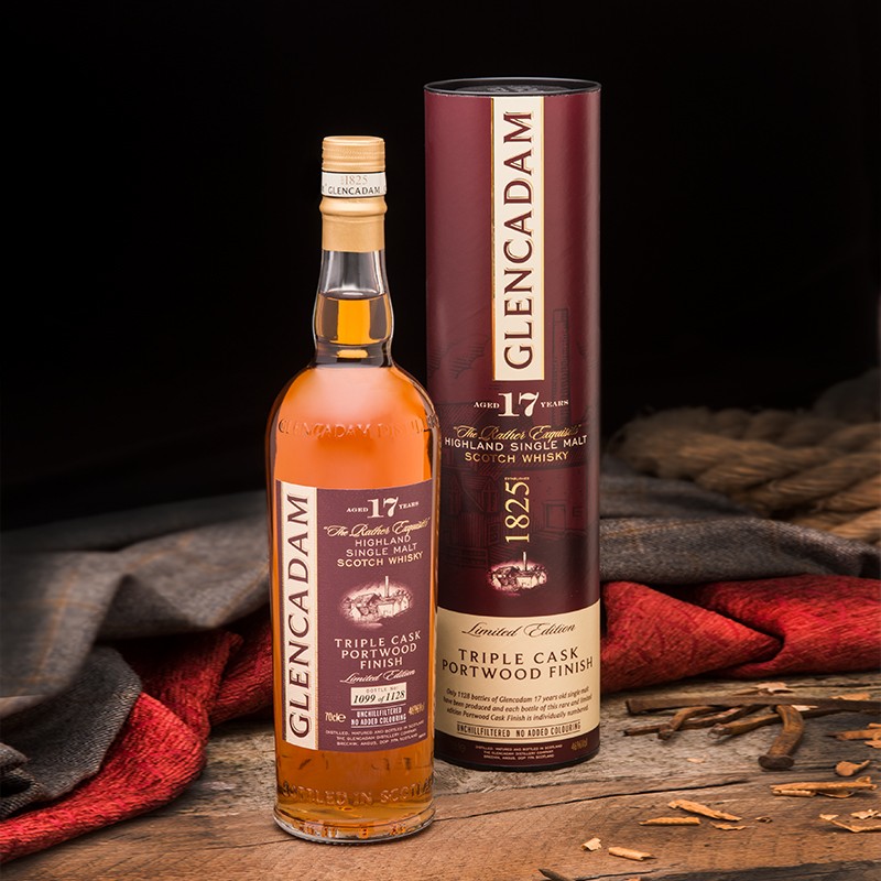 glencadam格兰卡登17年苏格兰单一麦芽威士忌酒进口洋酒700ml送礼