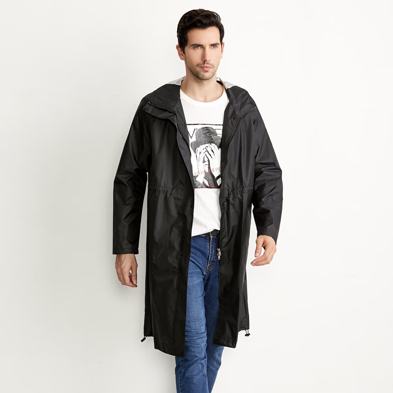 Freesmily2025成人时尚风雨衣徒步旅行外套防风防沙户外男女同款雨披徒步轻 9026黑色 XL 1件 京东折扣/优惠券