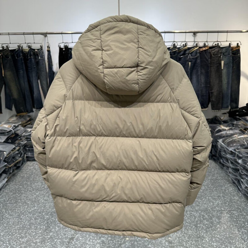 胖 東 来品质羽绒服025新款男士服短款青年百搭保暖潮流连帽加厚 黑色 L 建议(120-135)斤