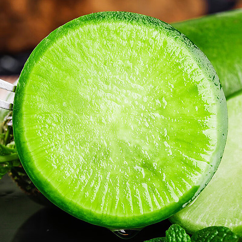 正宗天津沙窝萝卜甜脆水果型新鲜青萝卜冰淇淋萝卜根茎类蔬菜生吃 产地现拔【天星二号】普通礼盒装5斤