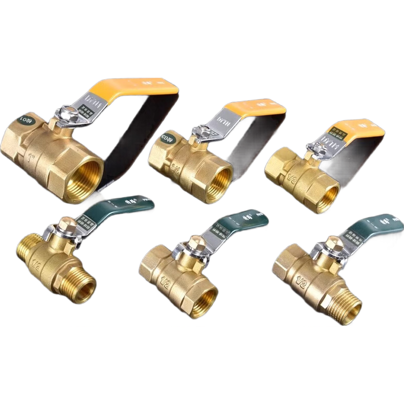 特路4分DN15銅燃氣閥門(mén)天然氣熱水器銅球閥自來(lái)水開(kāi)關(guān)銅球閥6分1 4分雙內絲長(cháng)柄球閥