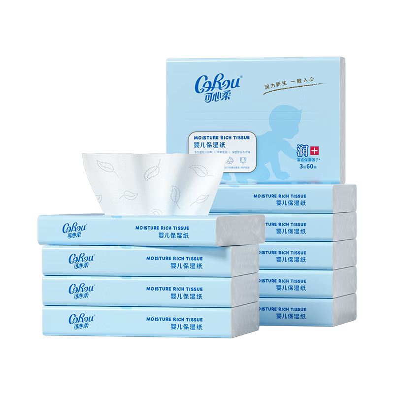 ������ V9 Ӥ��ֽ�� 3��60��*10�� ��������˪ֽ�� ��ʪ��ֽ 67.6Ԫ(��16.9Ԫ/��)