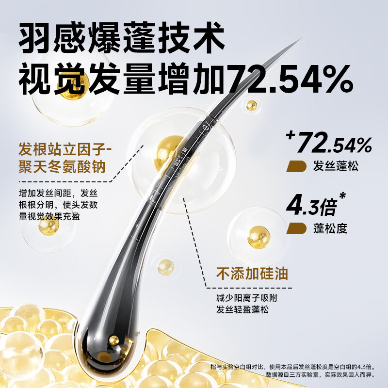 BeFe香氛蓬松系列洗发水滋养清洁防断发控油保湿护发洗发露 【赠香氛发膜试用装50g】发膜+修护洗发水 450ml*1瓶
