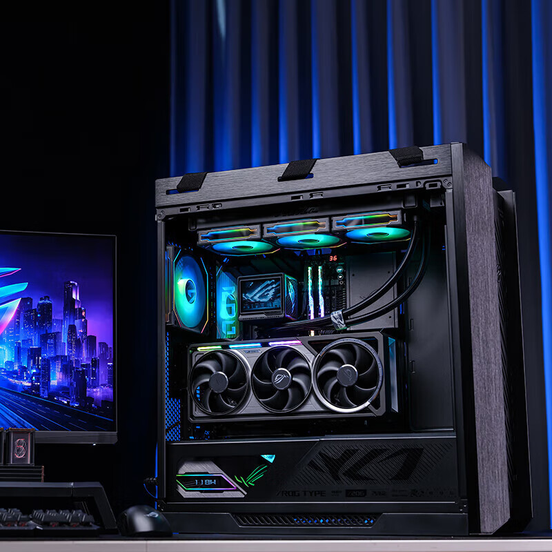 华硕太阳神ROG全家桶14代i7/i9 14900KF/RTX5070Ti/5080/5090D黑神话悟空直播吃鸡游戏diy台式电脑主机 规格五丨i9 14900KF/RTX5080