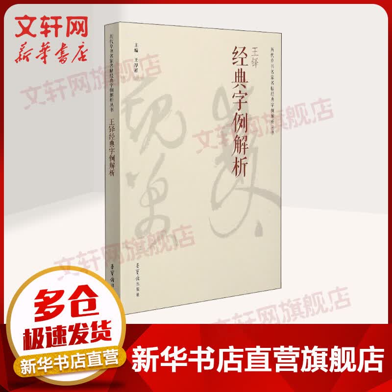 王铎经典字例解析 图书