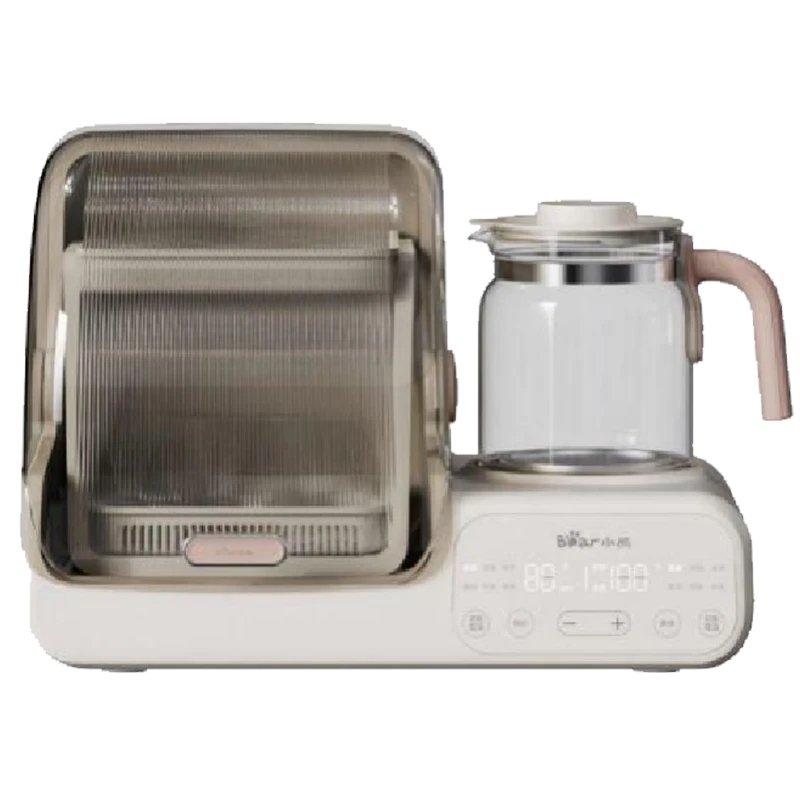 小熊（Bear）消毒调奶一体机 紫外线奶瓶消毒柜带烘干 0胶水恒温水壶1.3L