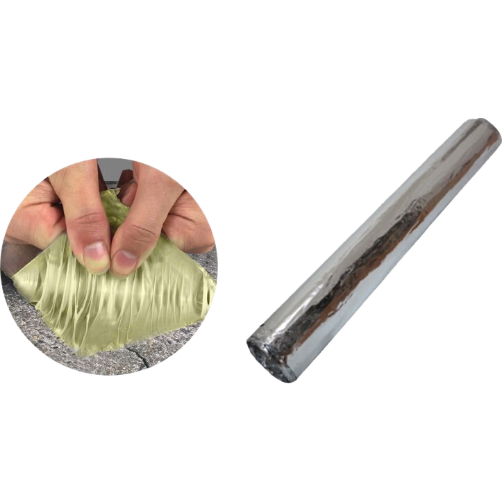 魯班神工防水卷材厚丁基膠帶房頂屋頂補漏彩鋼瓦裂縫漏水自粘貼 000mm厚隔熱補漏