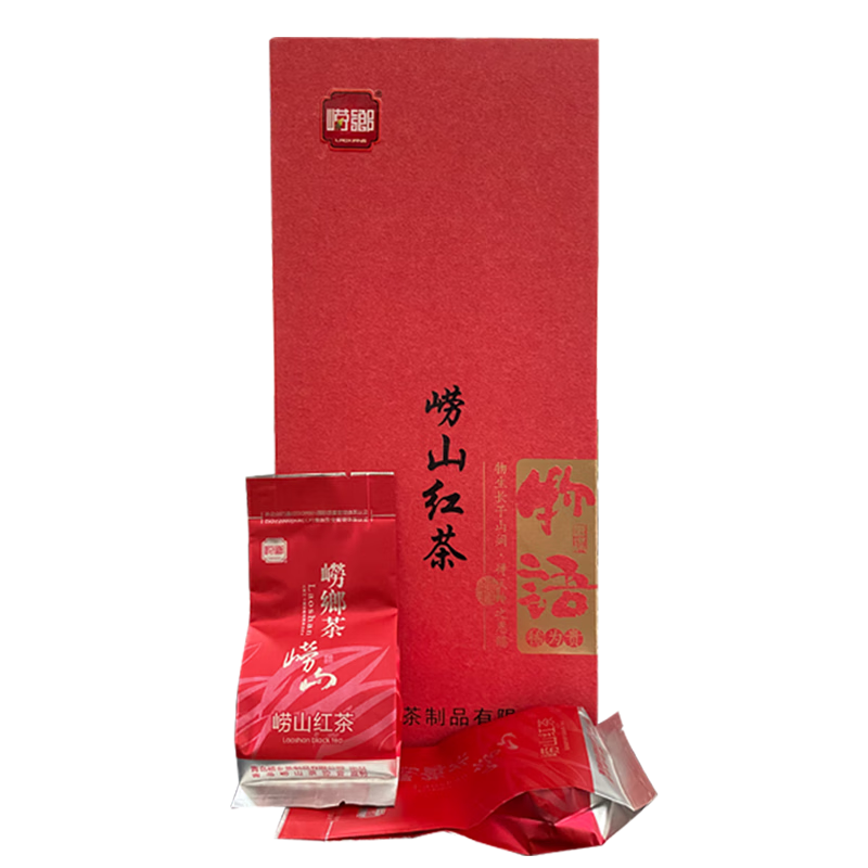 嶗鄉青島嶗山紅茶120g伴手禮特級茶葉禮盒功夫紅茶小泡袋禮盒 禮盒裝120g1盒物語(yǔ)紅
