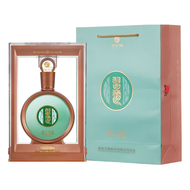 习酒贵州习酒 君品习酒 酱香型白酒 53度高度白酒收藏送礼宴请  53度 500mL 1瓶 单瓶装