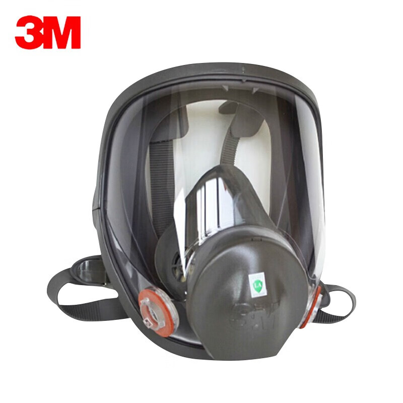 3M 6800防毒面具KN95全面型防护面罩全面具主体 1个