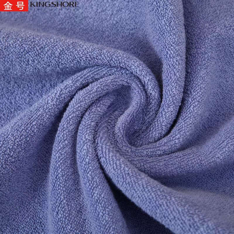 金号毛巾纯棉100抗菌7a家用新疆棉男士洗脸洗澡亲肤吸水 蓝/绿/灰/棕（7a抗菌）【74*34.5/100g】随机KS011/ 1条