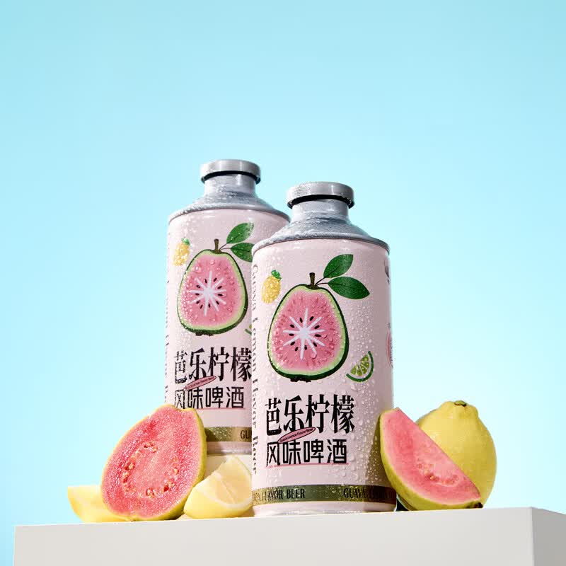星谷旗下&霜城精酿原浆茶味果味啤酒 黄油山楂凤梨海盐茉莉花茶毛尖 芭乐柠檬风味 750mL 2罐 双瓶装