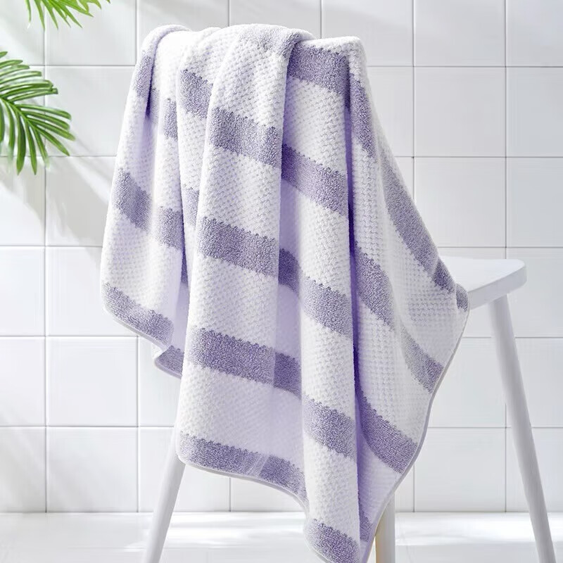 【JD旗舰店】三利 男女加厚加大珊瑚绒浴巾 70*140cm
