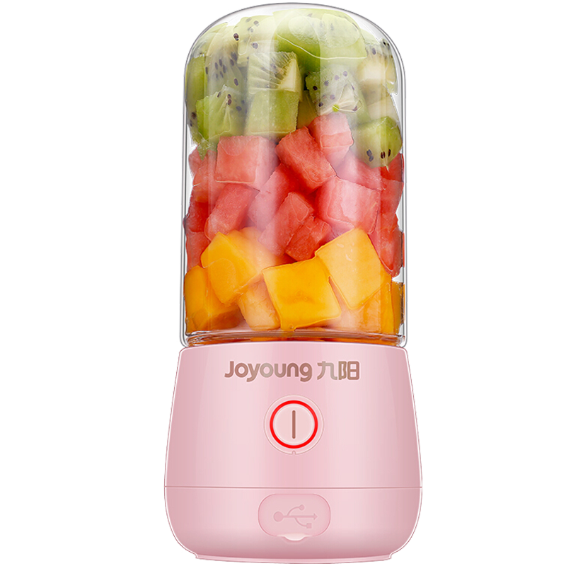 九阳（Joyoung）榨汁机家用水果小型便携式迷你电动多功能料理炸果汁机榨汁杯L3-C8 草莓粉