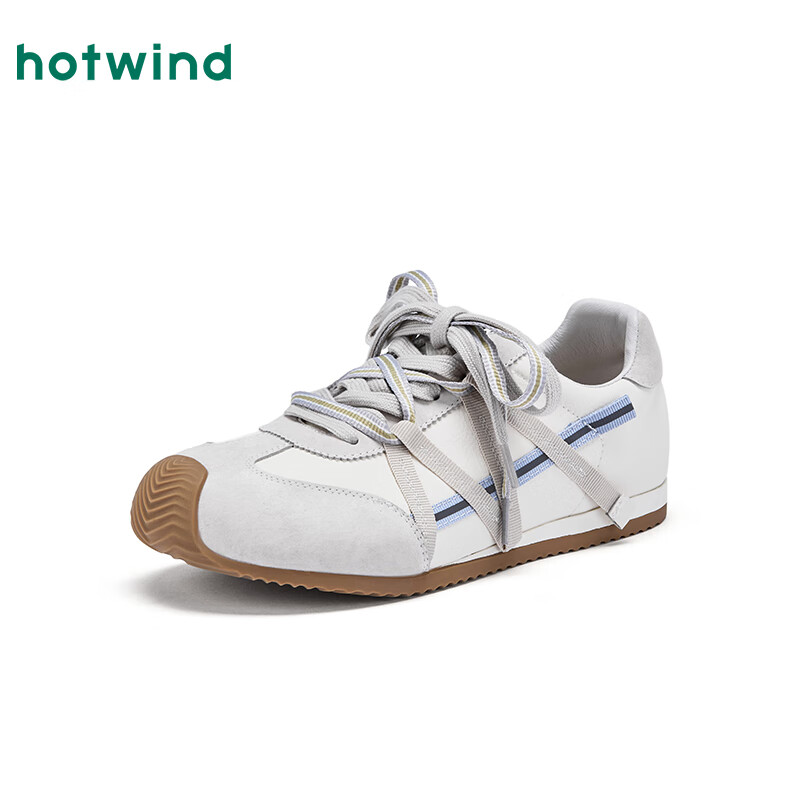 热风（Hotwind）热风2025年秋季新款女士时尚休闲鞋 84米兰 34