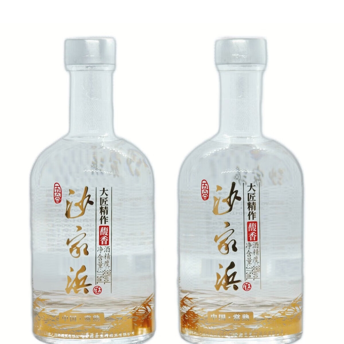 沙家浜馥香型纯粮食酒 38%vol 375mL 1瓶