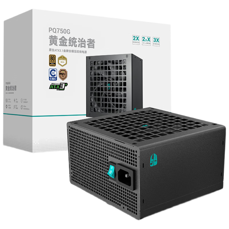 ݷDEEPCOOL750WATX3.1ȫģԴRTX5070Կ(ϵ/ѹ/10껻/PCIE5.1/PQ750G
