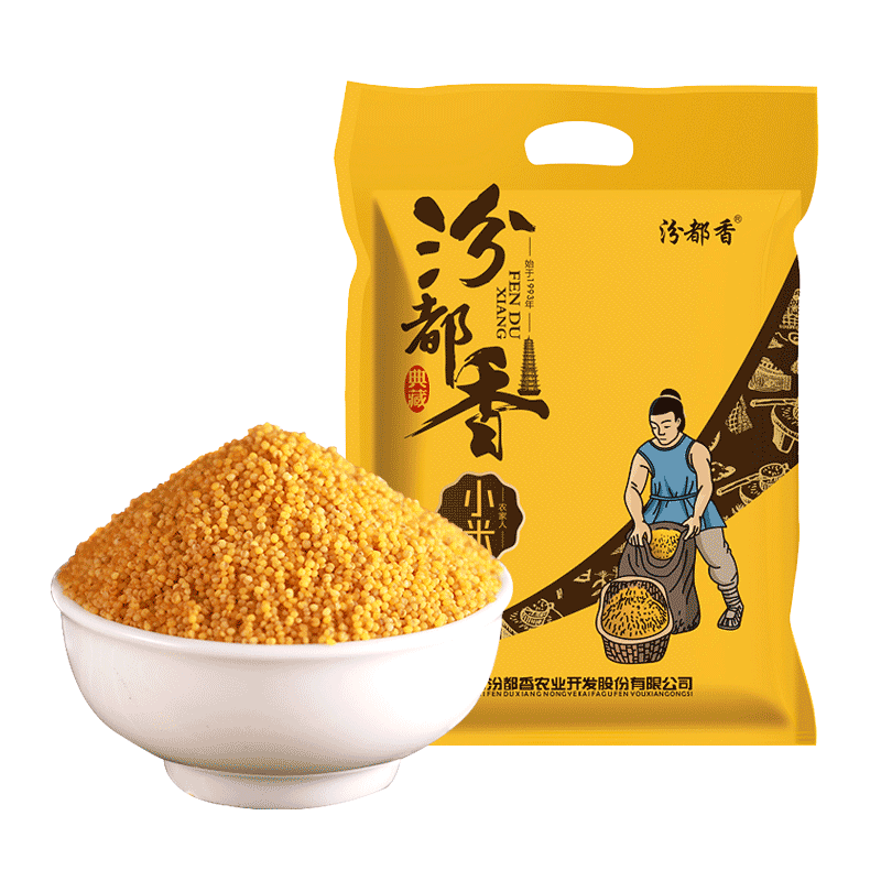 京喜自营 山西黄小米 油小米五谷杂粮月子米杂粮山西特产当季新米 【东东农场专供】山西黄小米2斤真空包装