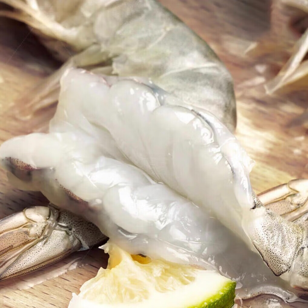 钦小鲜 原装进口白虾 厄瓜多尔白虾净重3.3斤大号盐冻海捕大虾海鲜水产 厄瓜多尔白虾 3.3斤(净重) 大号(30-40只)