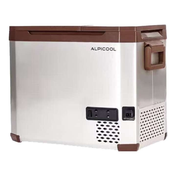 冰虎新款雙開門制冷車載冰箱車用貨車壓縮機(jī)冷藏冷凍冰柜車家兩用 AH 車家兩用 APP藍(lán)牙雙溫單控 45L