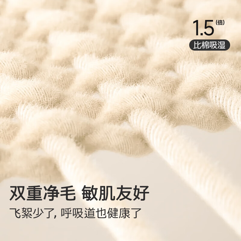 小番薯potatokids儿童浴袍吸水速干男童女童新款连帽斗篷款可穿式浴巾a类可穿睡袍 蓝色-是小熊 均码 (L)