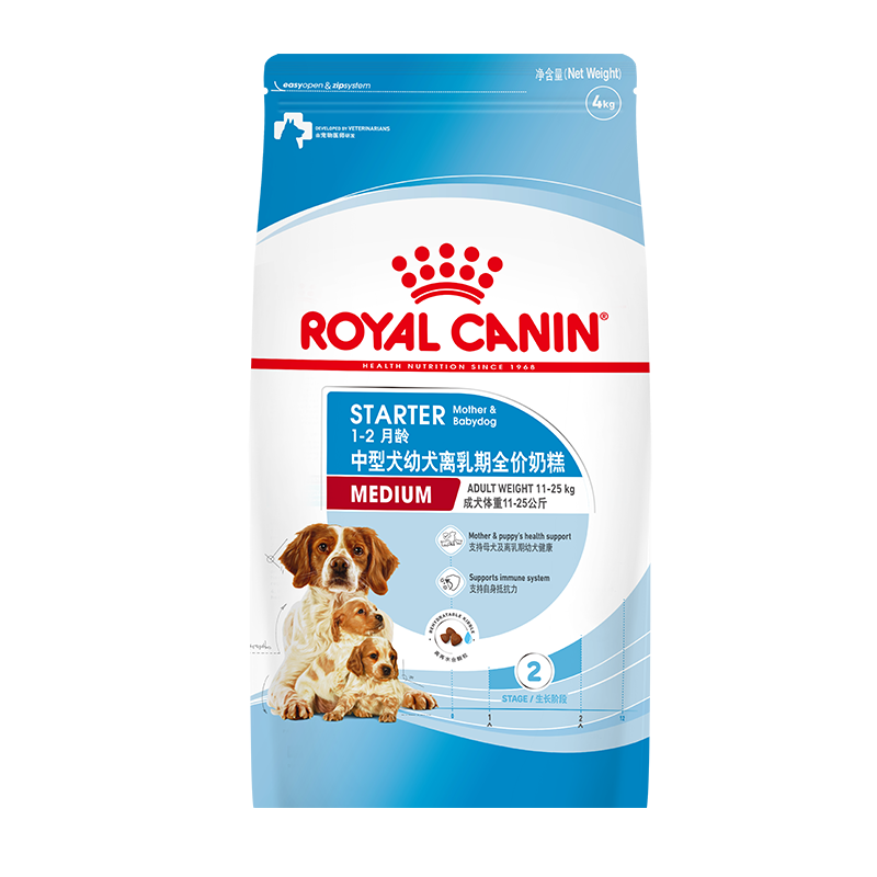 ROYAL CANIN 皇家 MES30中型犬幼犬奶糕 4kg