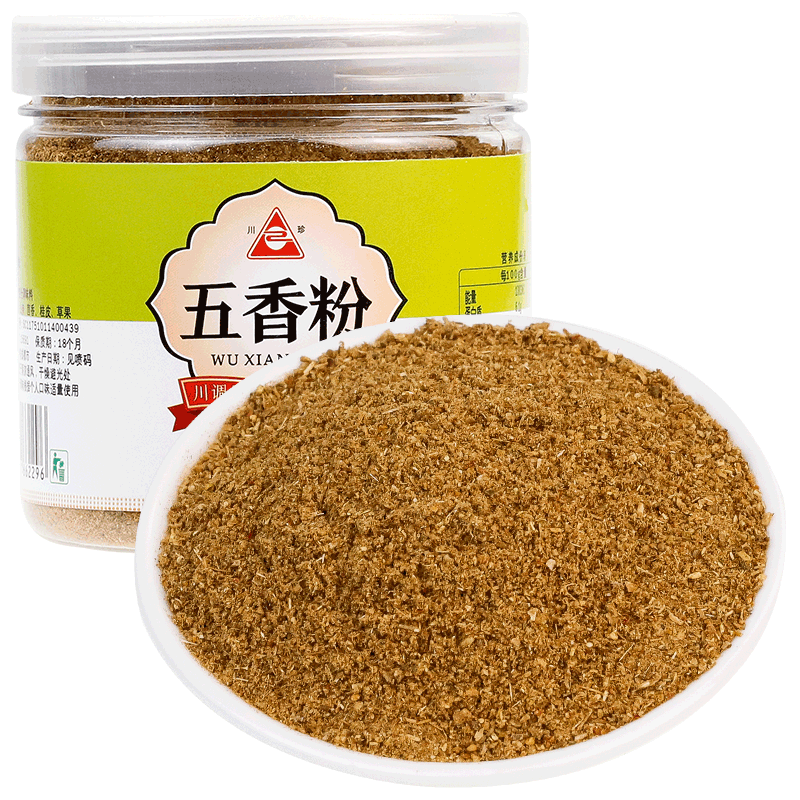 川珍 五香粉130g 香辛料 烧烤撒料 蒸肉烤肉腌料烹饪烧肉调料