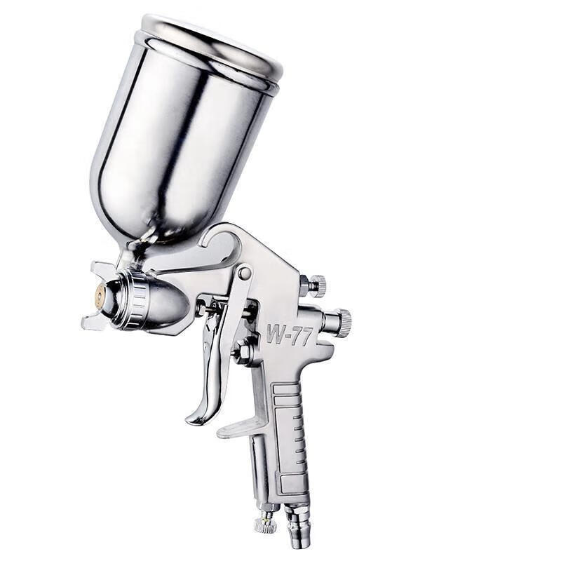 tmjd miss气动喷雾器油漆喷枪家用喷涂工具下壶喷漆枪 w77上壶2.0口径