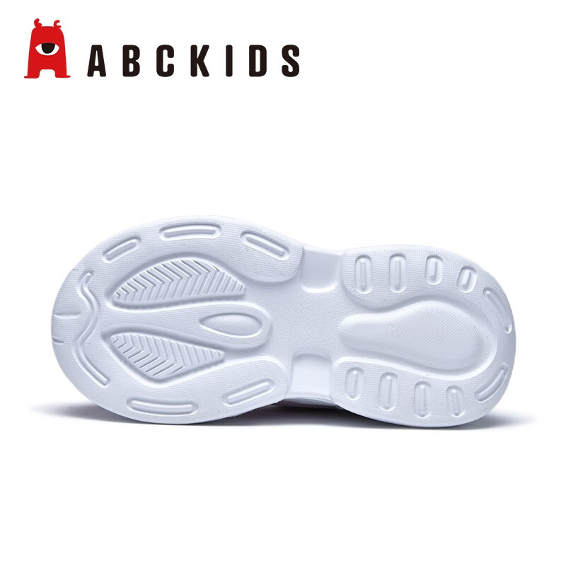 ABC KIDS童鞋女童鞋2025秋季新款儿童运动鞋秋款网面儿童鞋子旋转纽扣跑鞋 双网秋款浅蓝粉 32