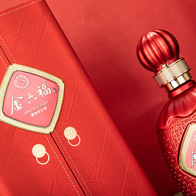 金六福【官方正品】金六福兼白酒香型聚会节日高端粮食白酒喜酒粮食酒  50.8度 500ml6瓶 金六福·名窖