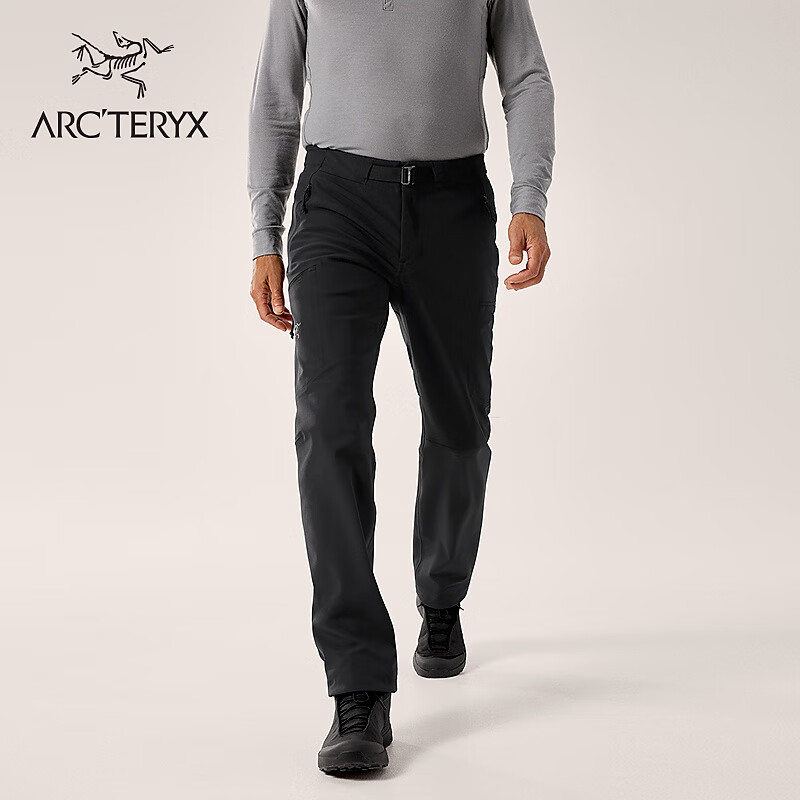 ARC'TERYX始祖鸟 GAMMA MX PANT 防风 男子 软壳长裤 Black/黑色 32