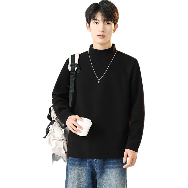 �������� ���޺��±�ů���곤��T�����¼�����ʿ����� ��ɫ ����� 4XL 17.95Ԫ