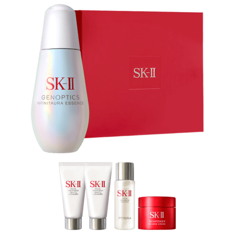 SK-II光子小灯泡美白祛斑淡斑精华液75ml化妆品sk2护肤品套装生日礼物