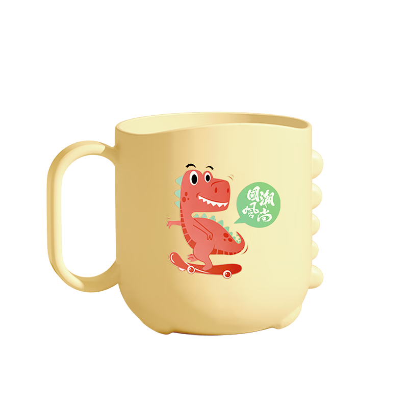 英格翰儿童刷牙杯卡通恐龙杯子洗漱牙缸牙刷学饮杯宝宝防摔漱口