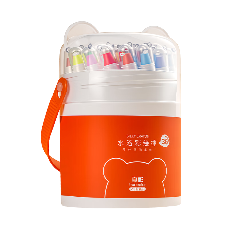 ��ʣ�TRUECOLOR��36ɫ��ˮϴ��ת�ͻ���ˮ�������ʲ������Ųʰ��׶�԰��ͯר�ð�ȫ�滭������Ϳѻ��ɫ���ͻ���5076