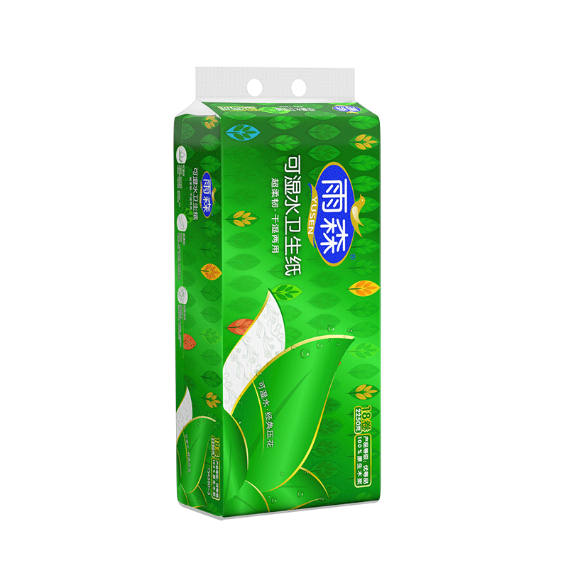 雨森（YUSEN）无芯卷纸可湿水5层125g*18大卷家用卫生纸巾厕纸手纸源头直发包邮