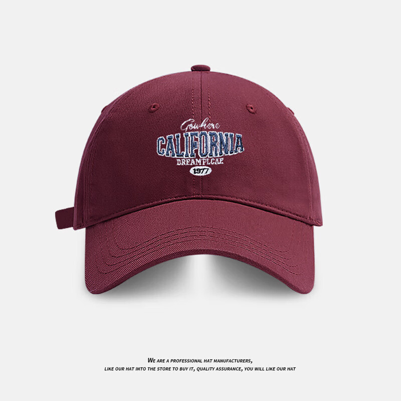 【甄选好物】R标字母棒球帽韩版ins男女小众大头围运动防晒帽子百 605CHT米色1977棒球帽 均码