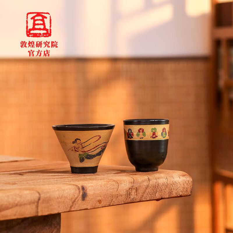 敦煌研究院敦煌飞天万像主人杯小茶杯茶具个人专用高端主人杯 飞天主人杯