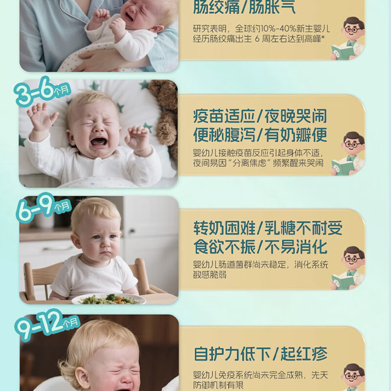 安必呵德国进口复合益生菌BB-12滴剂不拉幼儿儿童老年肠胃益生菌 bb-12益生菌 20ml*1盒