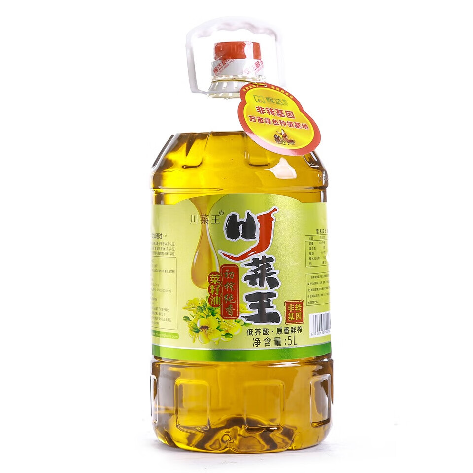 川菜王初榨纯香菜籽油5L 77.7 支付订单选云闪付（一周一次） 输mi码界面显示8折优惠 - 特价的