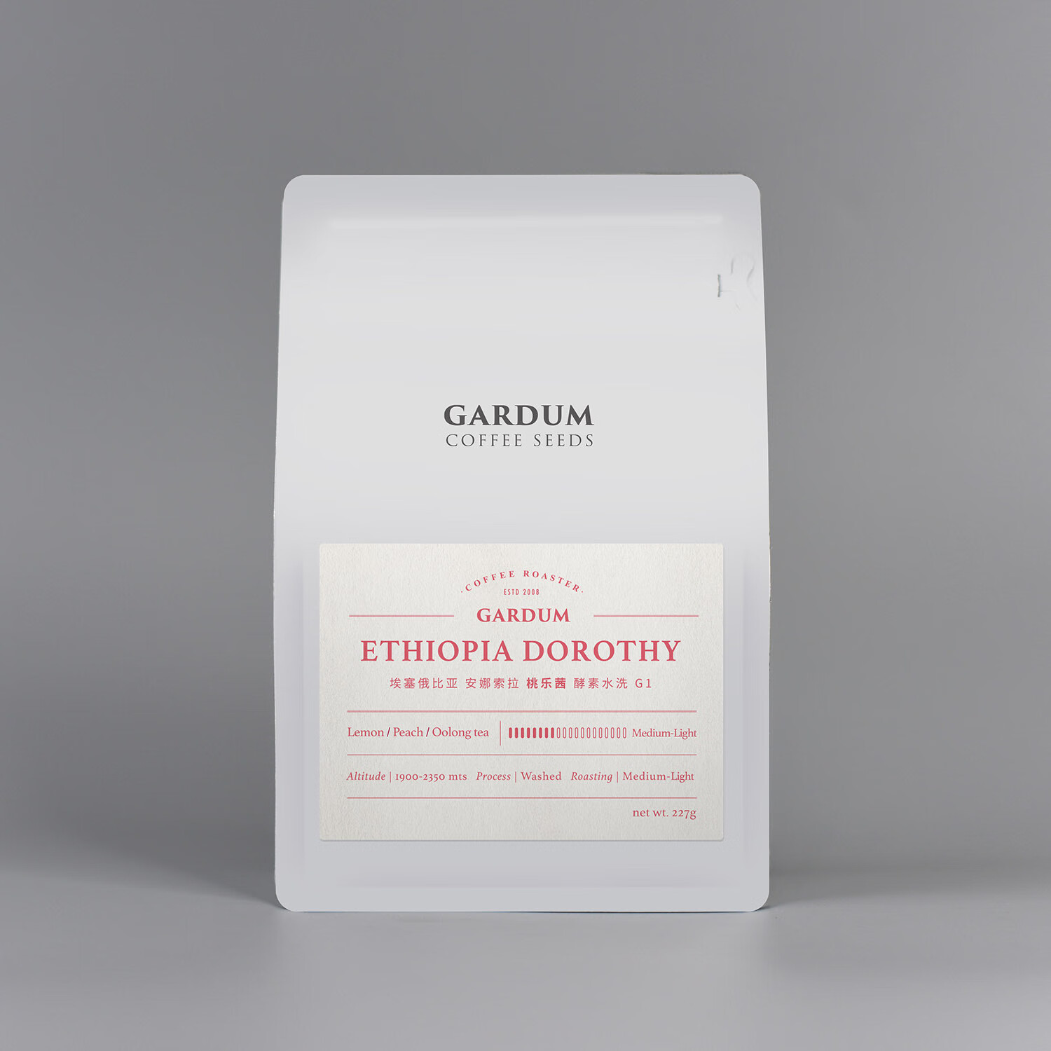 gardum咖啡豆酵素水洗手冲单品咖啡新鲜现烘焙咖啡粉 桃乐茜咖啡豆227