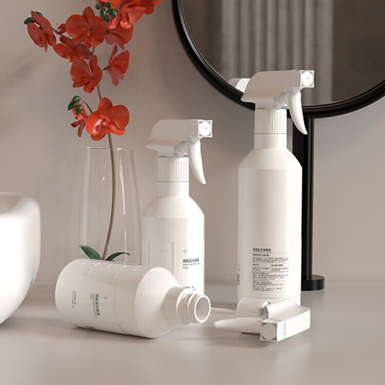 MPPMCK小喷壶医用500ml酒精喷壶消毒液次氯酸专用空瓶不透明避光喷雾瓶 500ML【3档可调节】5个
