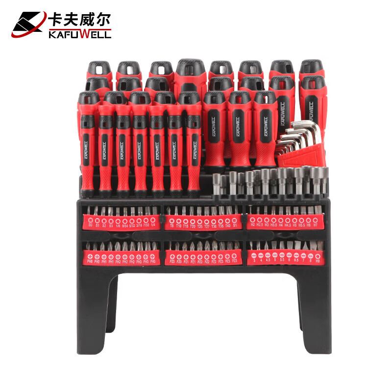 卡夫威尔精密批套装 螺丝刀全套装笔记本拆机 121件套螺丝批组套 PS4636