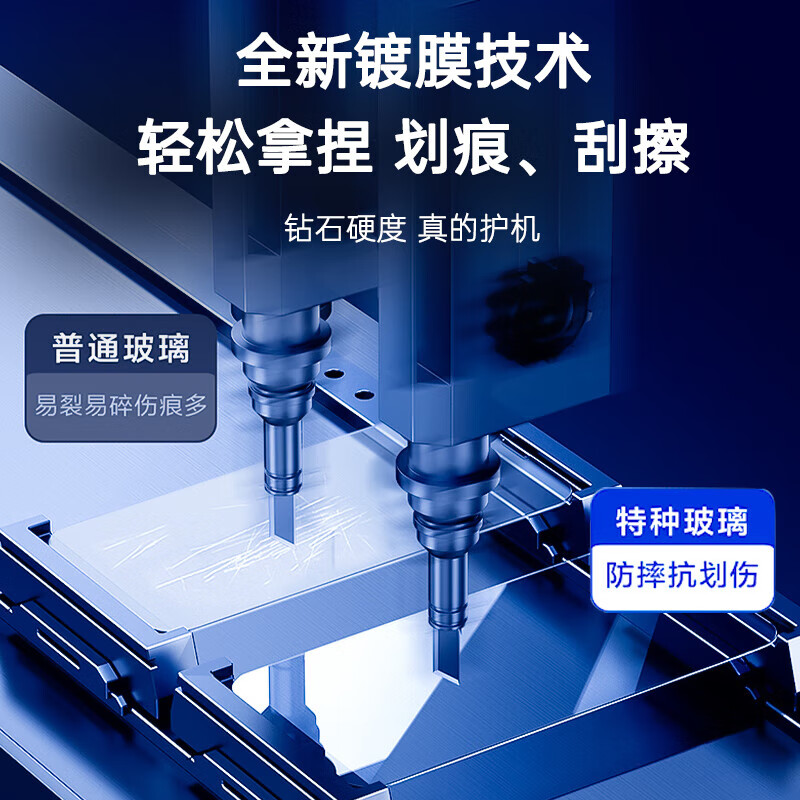 金睿 GOLDEN RAY适用于26款问界M7中控屏幕钢化膜配件汽车导航内饰显示屏保护膜 M7 超清款【导航+仪表+副驾+电视】赠空调膜