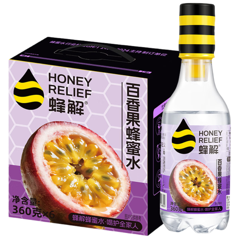 �����������ˮ 360g*6ƿ���� 0֬��NFC��ζ����֭�߶˽���������Ʒ 22.74Ԫ