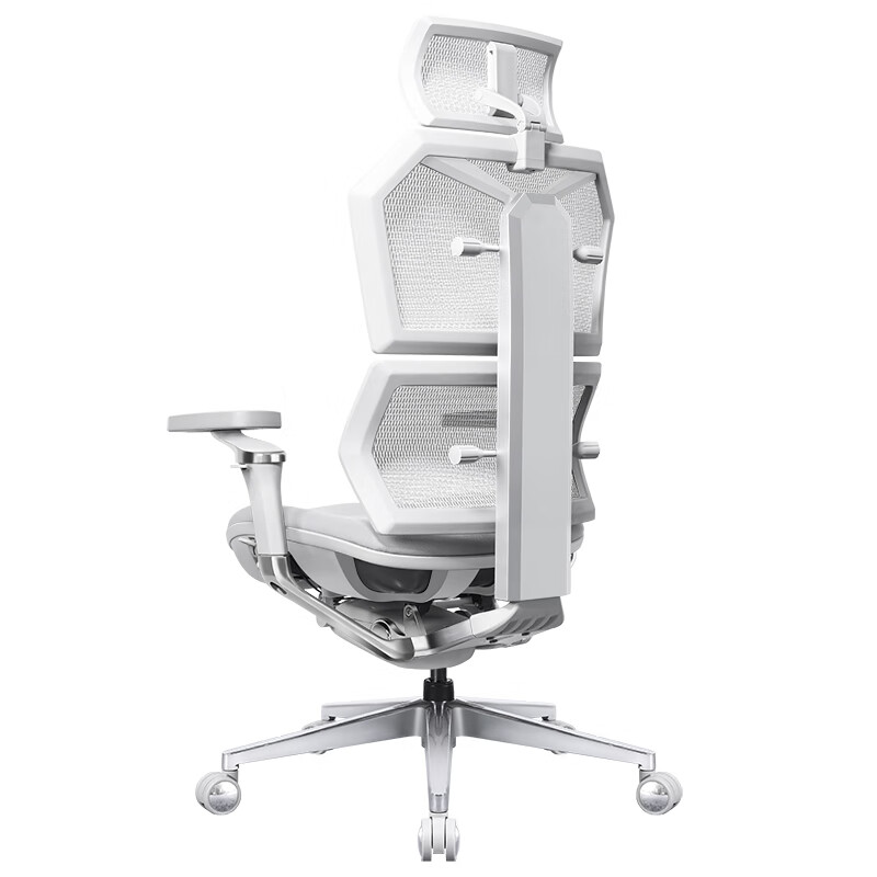 工学至尊 A8旗舰人体工学椅 极光银海绵坐垫 有脚托