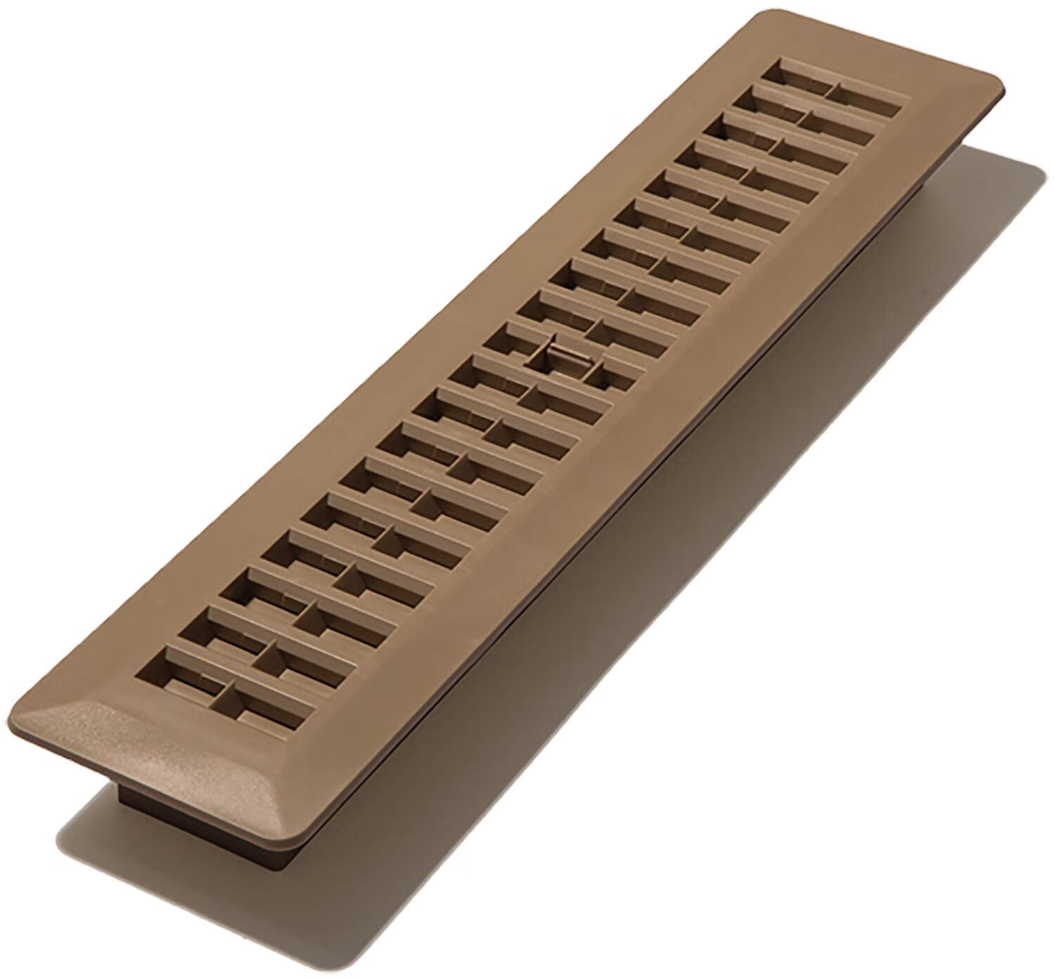 Decor Grates PL214TA 2 英寸 x 14 英寸塑料地板调节器 灰褐色 灰褐色 2*14 英寸(约 5*36 cm)